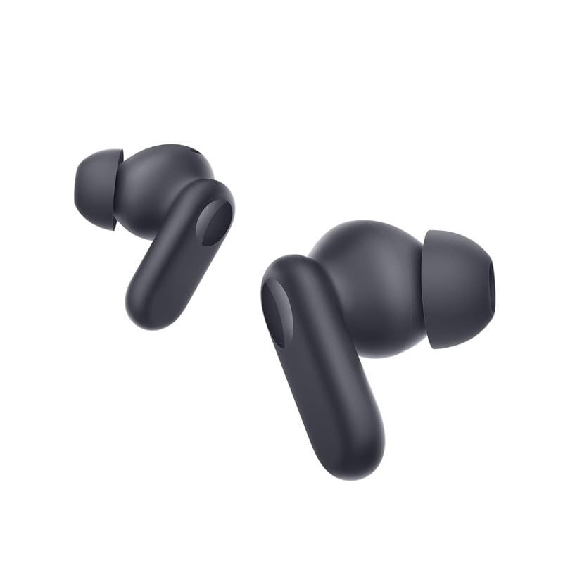 ONWAY'S Earbuds Original for vivo iQOO Neo8 Earbuds with Mic, 12.4mm Drivers, Playback:Upto 58hr case,4-Mic Design, IP55 Rating, TWS Ear Buds with mic(Black...3TB)
