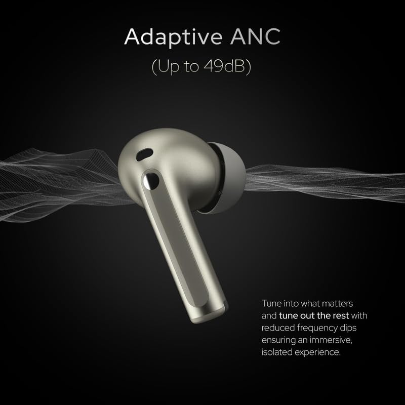 in-Ear True Wireless Earbuds for LG Wing 5G Mobile Earbuds with Mic 12.4mm Drivers, Playback:Upto 48hr case,4-Mic Design, IP55 Rating, TWS Ear Buds with mic (Silver, Master, SZ.C4)
