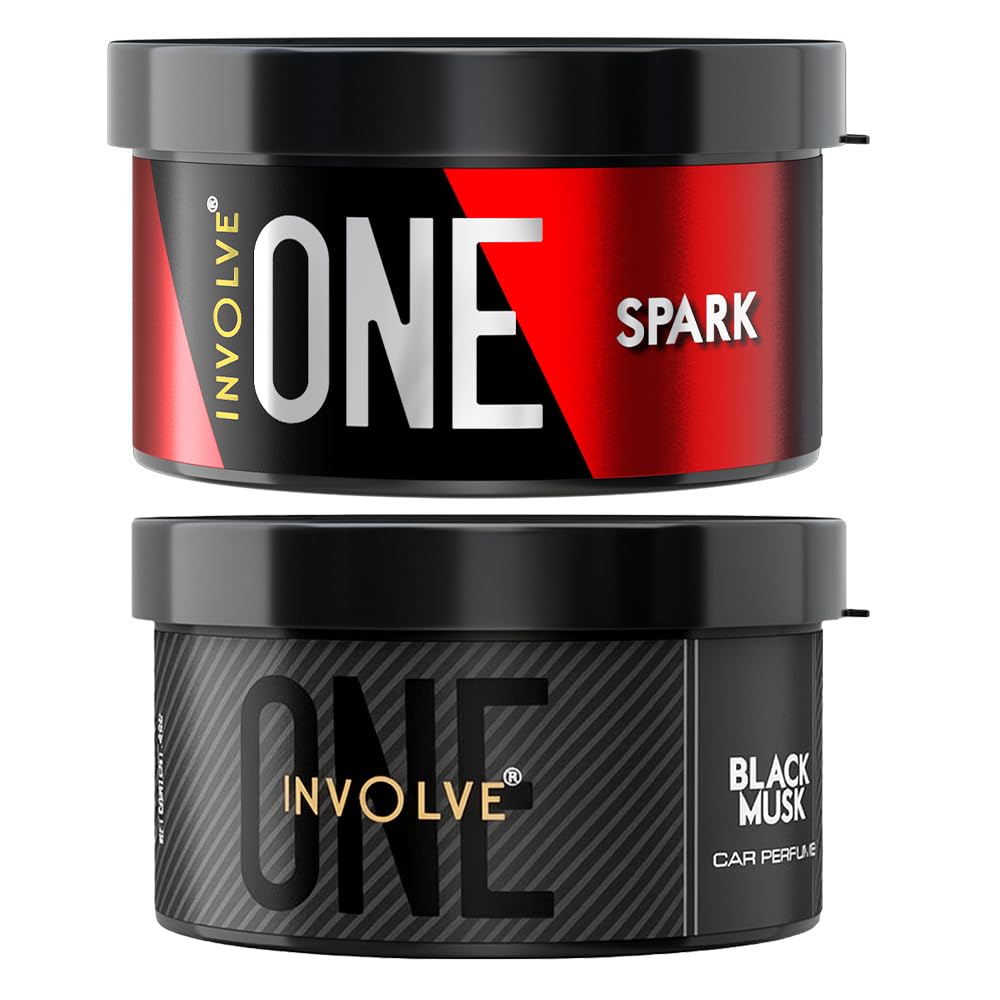 Involve Your Senses One Musk Organic Car Perfume, Involve Your Senses Strong Fiber Air Freshener to Freshen'up Your Car - IONE01-40 g,Car Accessories interior car perfumes and fresheners