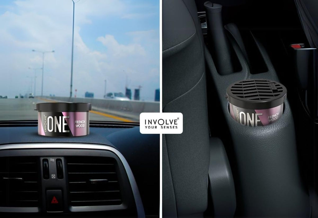 Involve Your Senses One Musk Organic Car Perfume, Involve Your Senses Strong Fiber Air Freshener to Freshen'up Your Car - IONE01-40 g,Car Accessories interior car perfumes and fresheners
