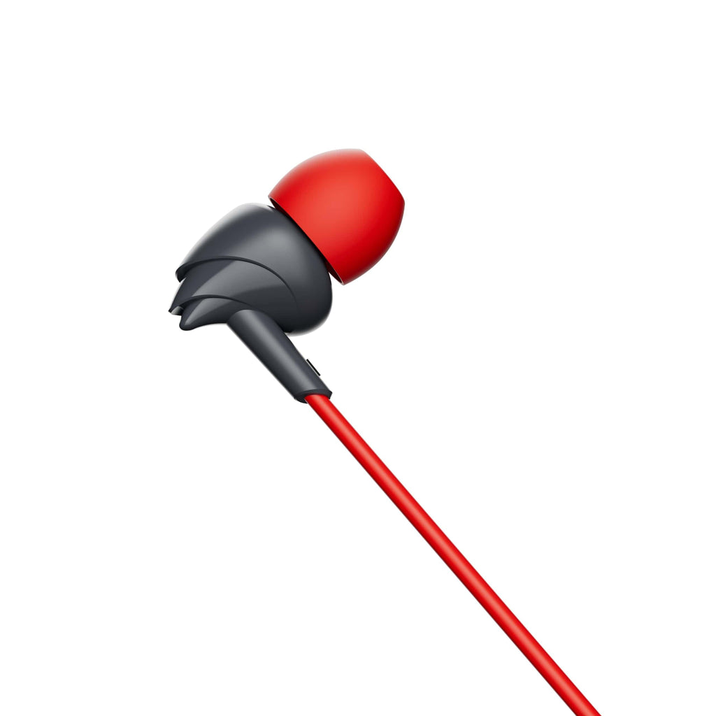 Boat BassHeads 100 in-Ear Headphones with Mic (Black)