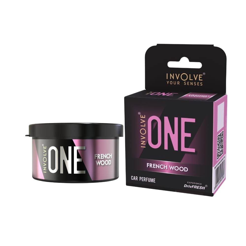 Involve Your Senses One Musk Organic Car Perfume, Involve Your Senses Strong Fiber Air Freshener to Freshen'up Your Car - IONE01-40 g,Car Accessories interior car perfumes and fresheners