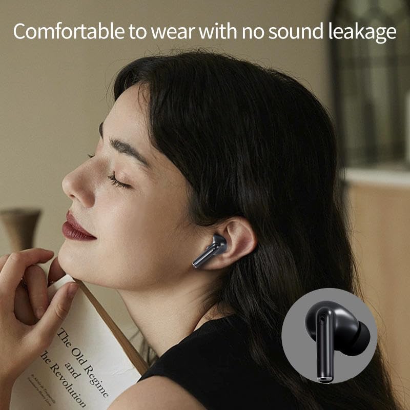 in-Ear True Wireless Earbuds for LG Wing 5G Mobile Earbuds with Mic 12.4mm Drivers, Playback:Upto 48hr case,4-Mic Design, IP55 Rating, TWS Ear Buds with mic (Silver, Master, SZ.C4)