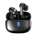 Wireless Earbuds, Bluetooth 5.4 Headphones HiFi Stereo, 60H Playback Ear Buds with LED Power Display, IPX7 Waterproof, Wireless Headphones with Noise Cancelling Mic for iPhone/Android/iPad, Black