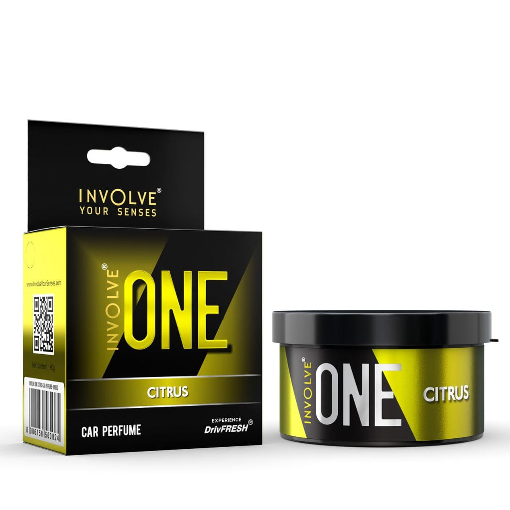 Involve Your Senses One Musk Organic Car Perfume, Involve Your Senses Strong Fiber Air Freshener to Freshen'up Your Car - IONE01-40 g,Car Accessories interior car perfumes and fresheners