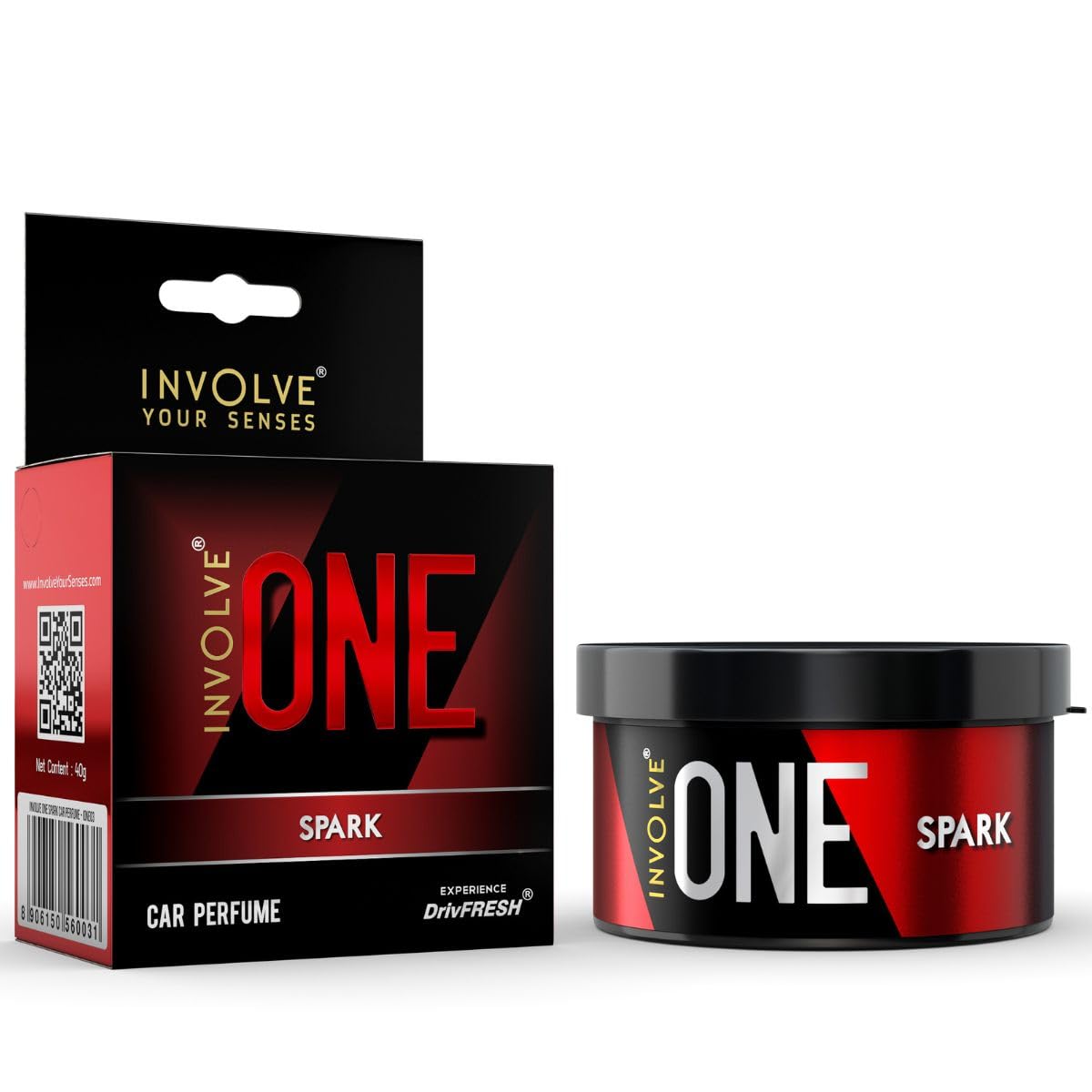 Involve Your Senses One Musk Organic Car Perfume, Involve Your Senses Strong Fiber Air Freshener to Freshen'up Your Car - IONE01-40 g,Car Accessories interior car perfumes and fresheners