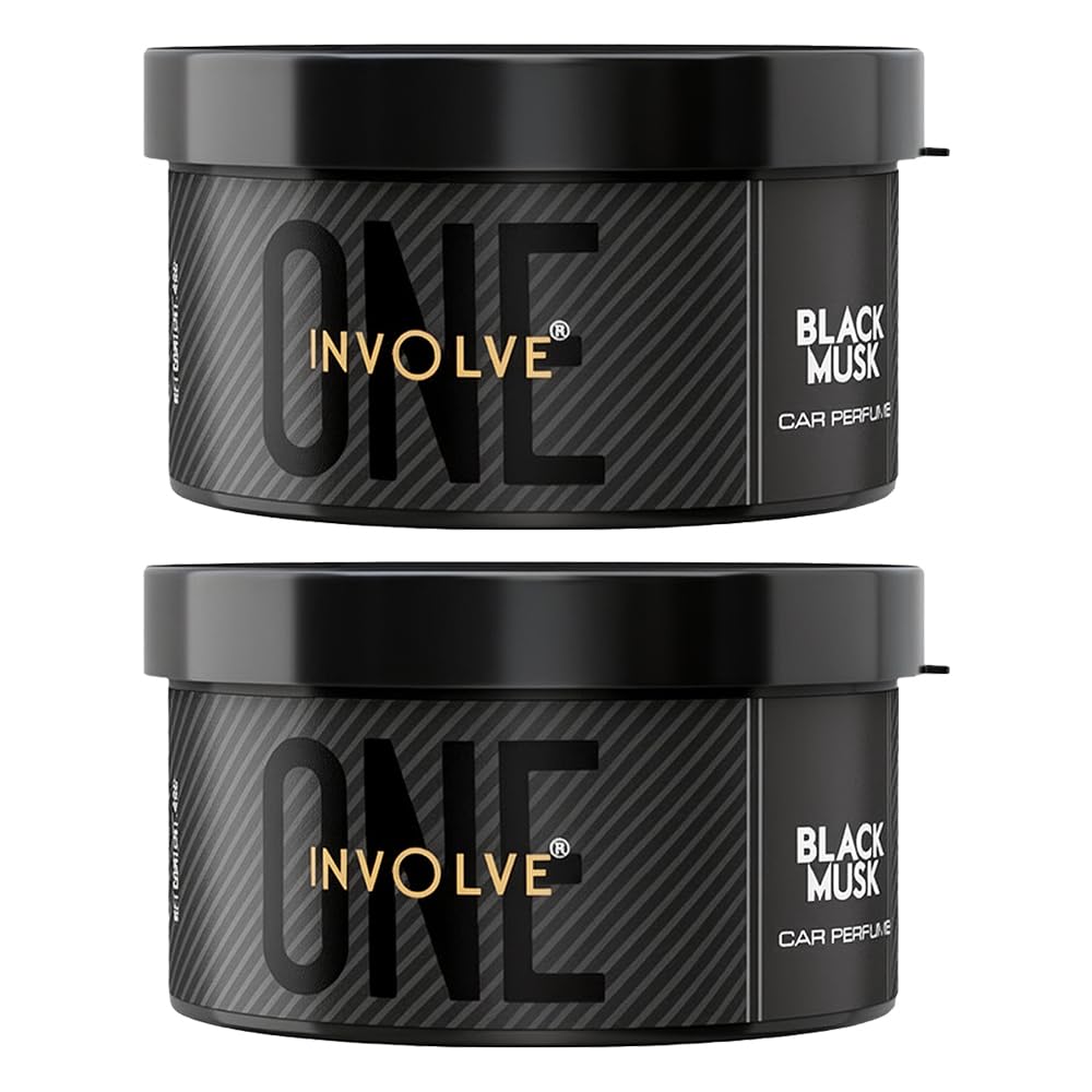 Involve Your Senses One Musk Organic Car Perfume, Involve Your Senses Strong Fiber Air Freshener to Freshen'up Your Car - IONE01-40 g,Car Accessories interior car perfumes and fresheners