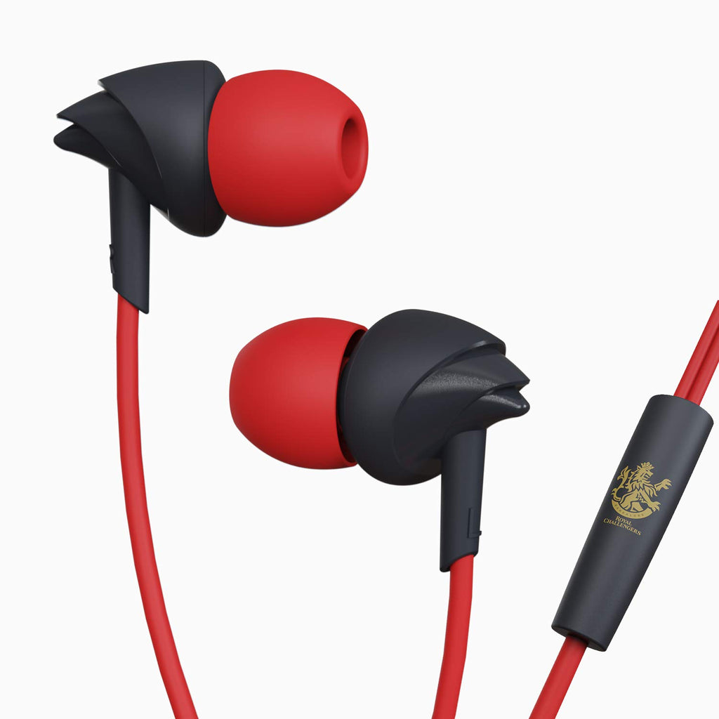 Boat BassHeads 100 in-Ear Headphones with Mic (Black)
