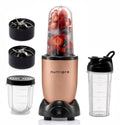 NutriPro Juicer Mixer Grinder - Smoothie Maker - 500 Watts (3 Jars & 2 Blades, Silver) - 2 Year Warranty
