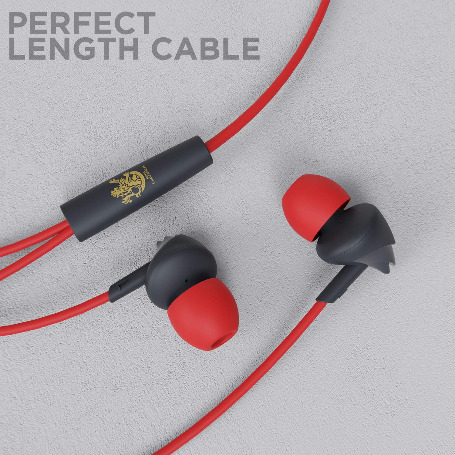 Boat BassHeads 100 in-Ear Headphones with Mic (Black)