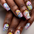 Black Halloween Press-on Nails