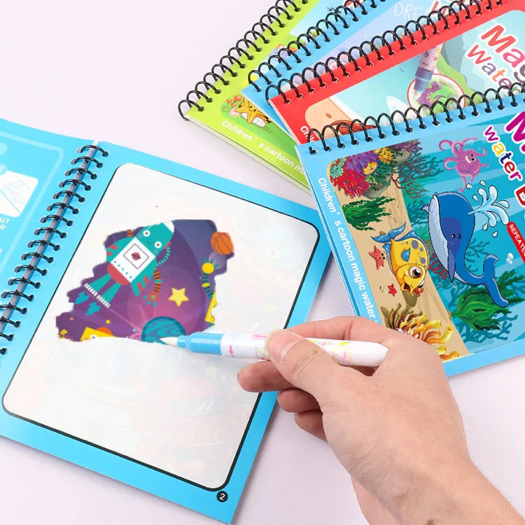 Enchanting Water Magic Drawing Book