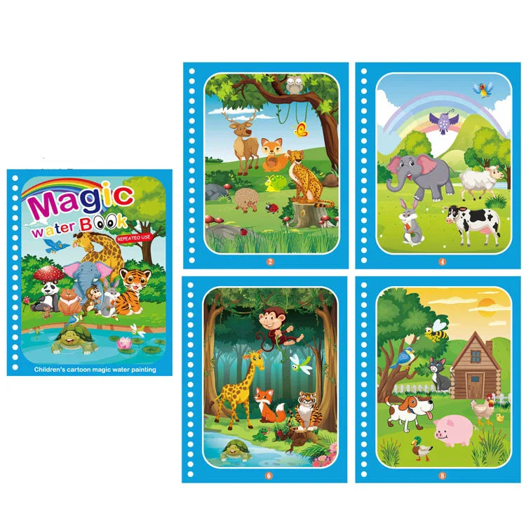 Enchanting Water Magic Drawing Book