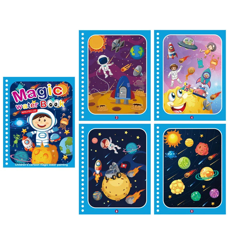 Enchanting Water Magic Drawing Book