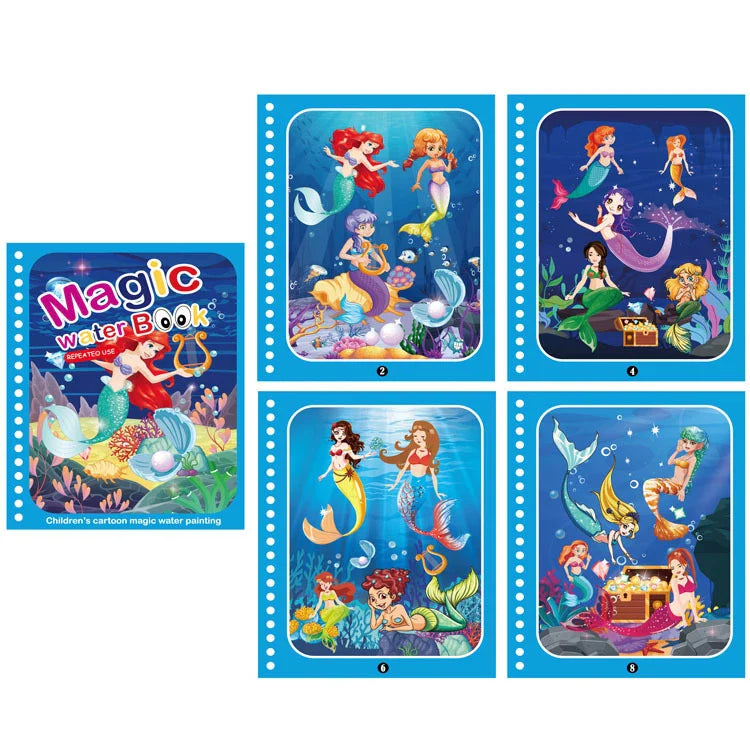 Enchanting Water Magic Drawing Book